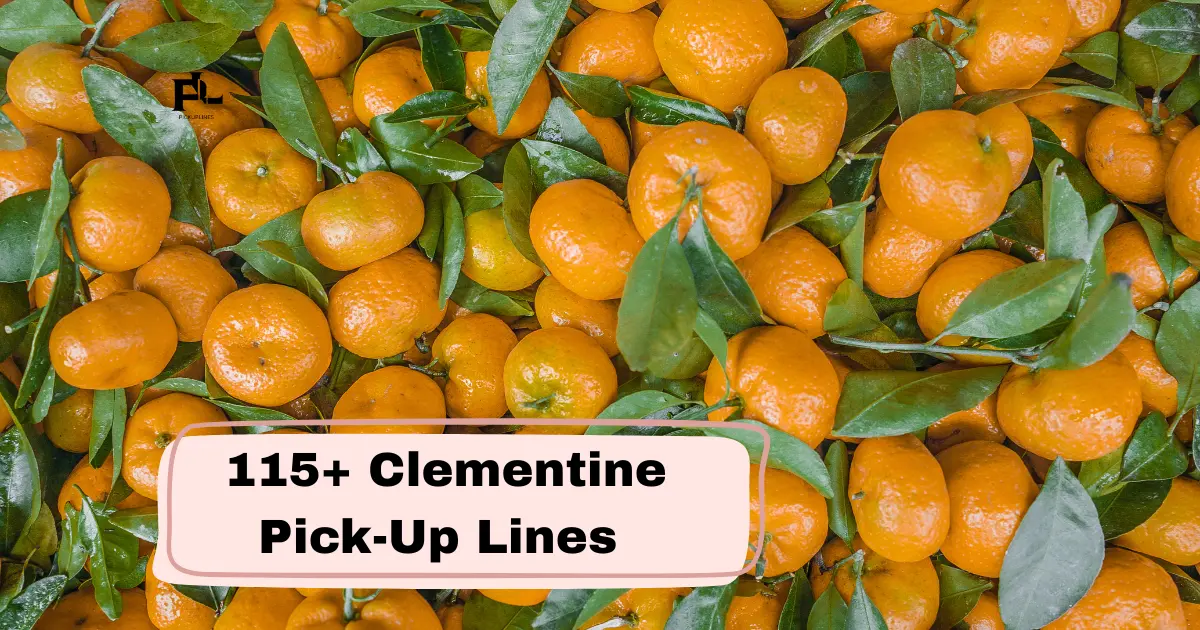 Clementine Pick-Up Lines