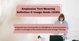 Emphasize Text Meaning