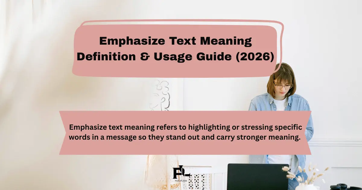 Emphasize Text Meaning