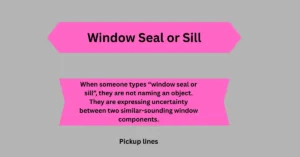 Window Seal or Sill