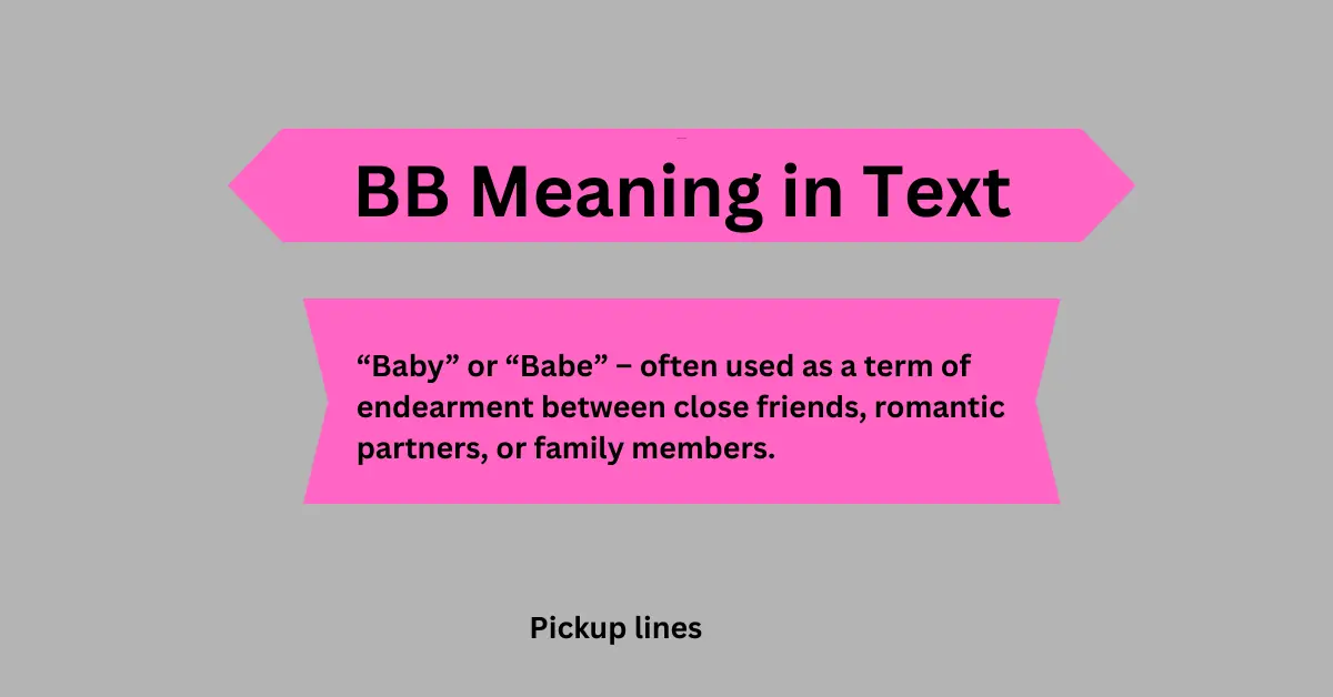 BB Meaning in Text