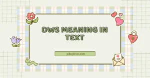 DWS Meaning in Text