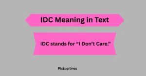 IDC Meaning in Text