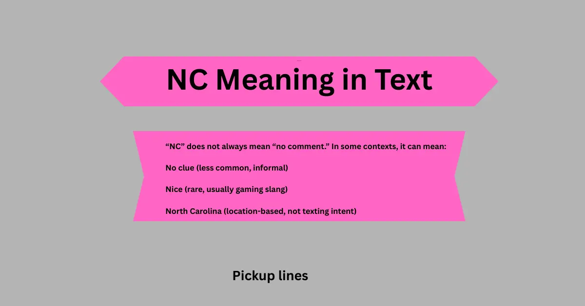 NC Meaning in Text