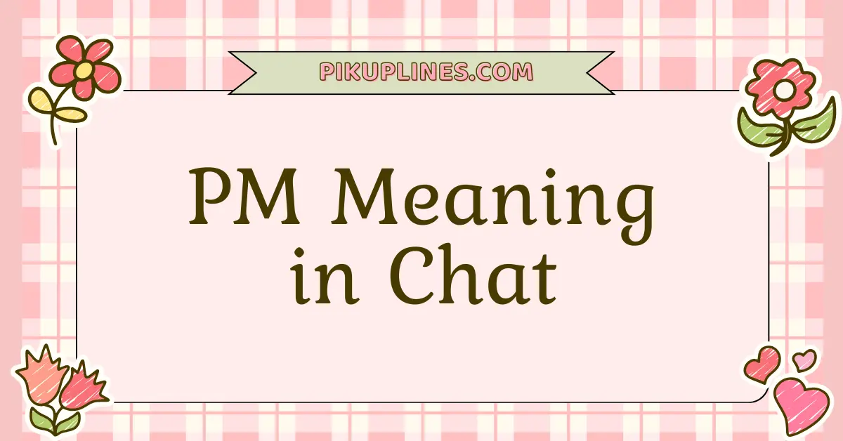 PM Meaning in Chat