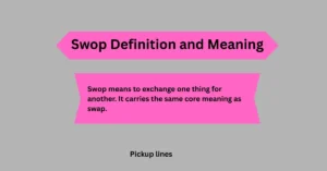 Swop Definition and Meaning