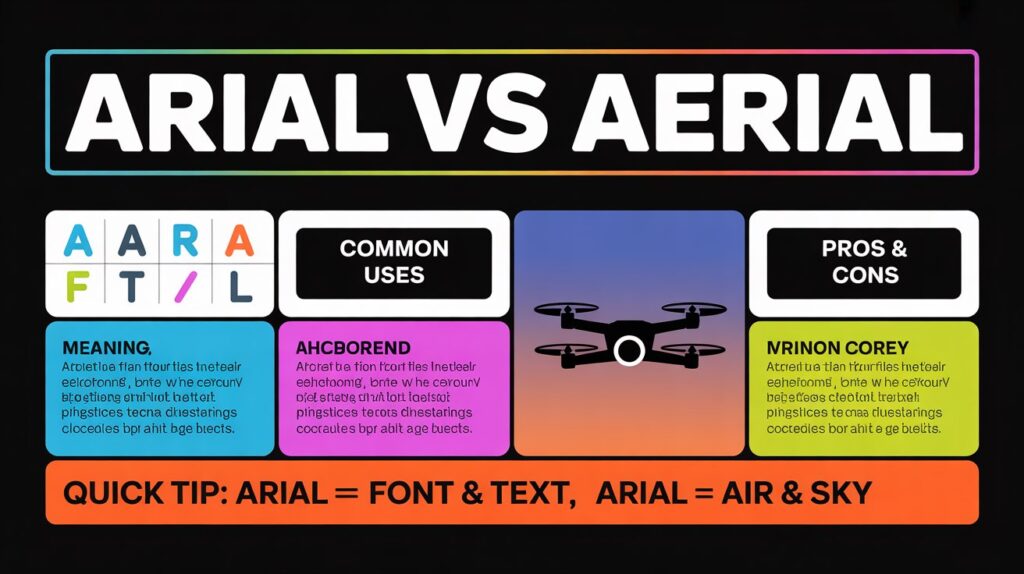 What Does Aerial Mean