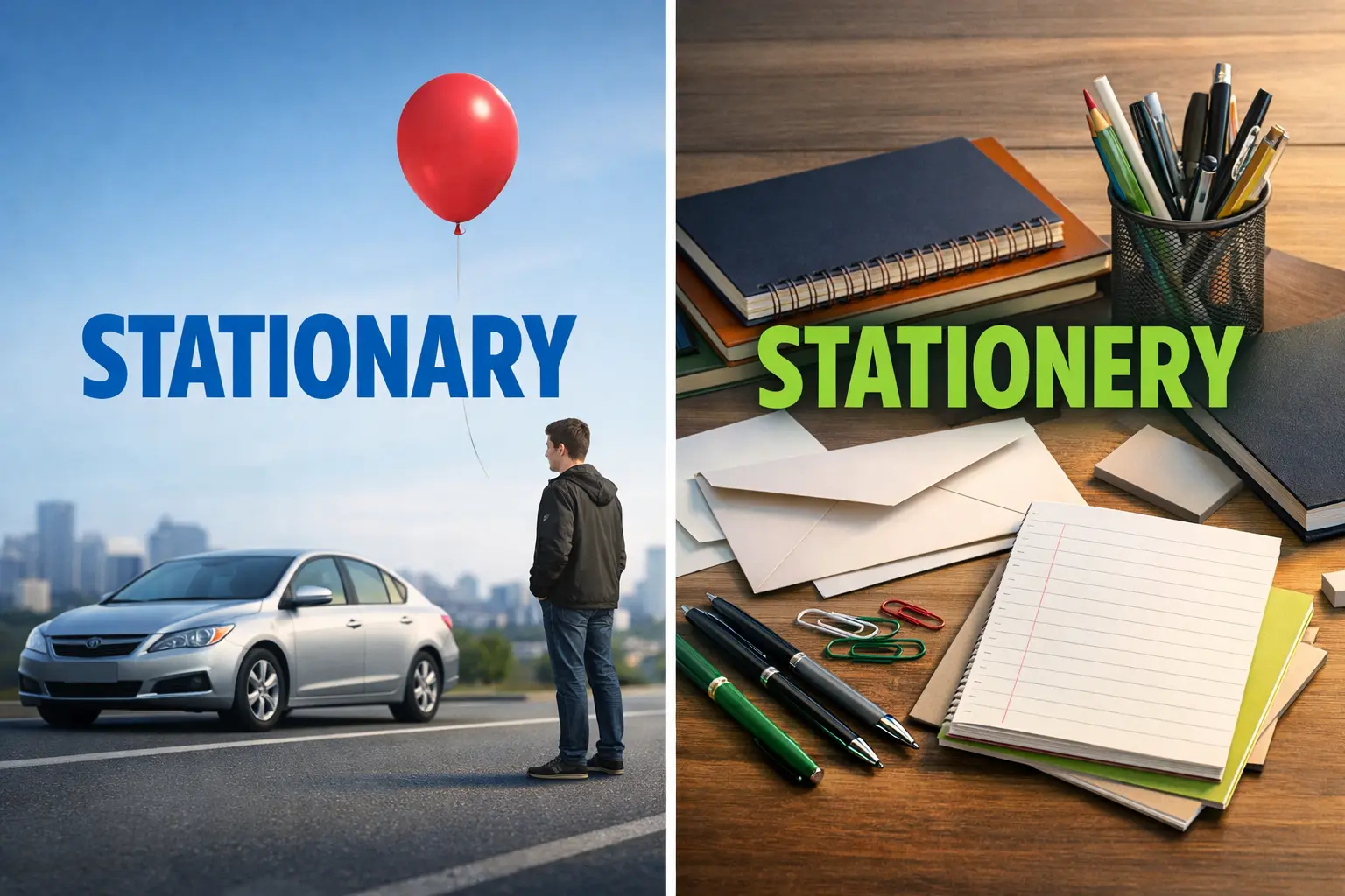 Stationary or Stationery