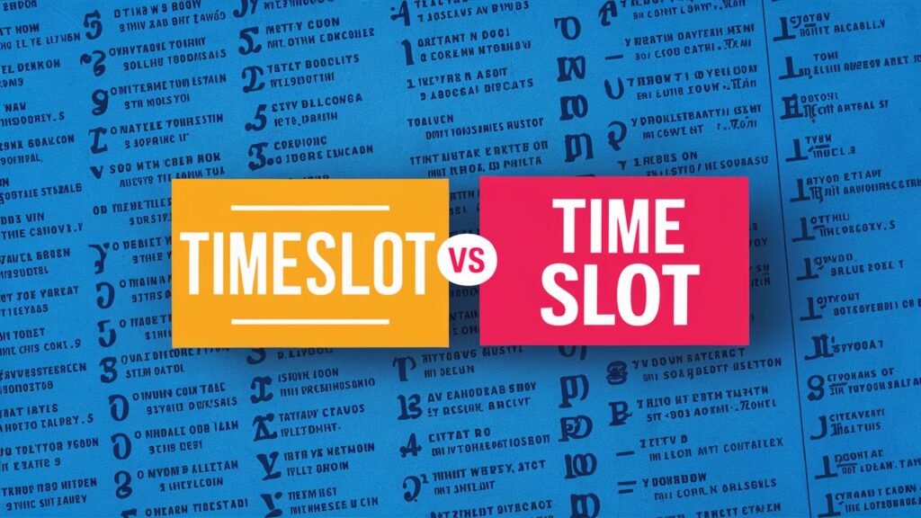 Timeslot vs Time Slot Clear Grammar Guide 2026