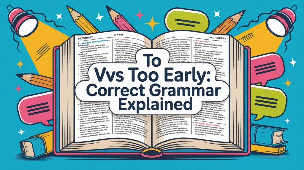 To Early vs Too Early Correct Grammar Explained